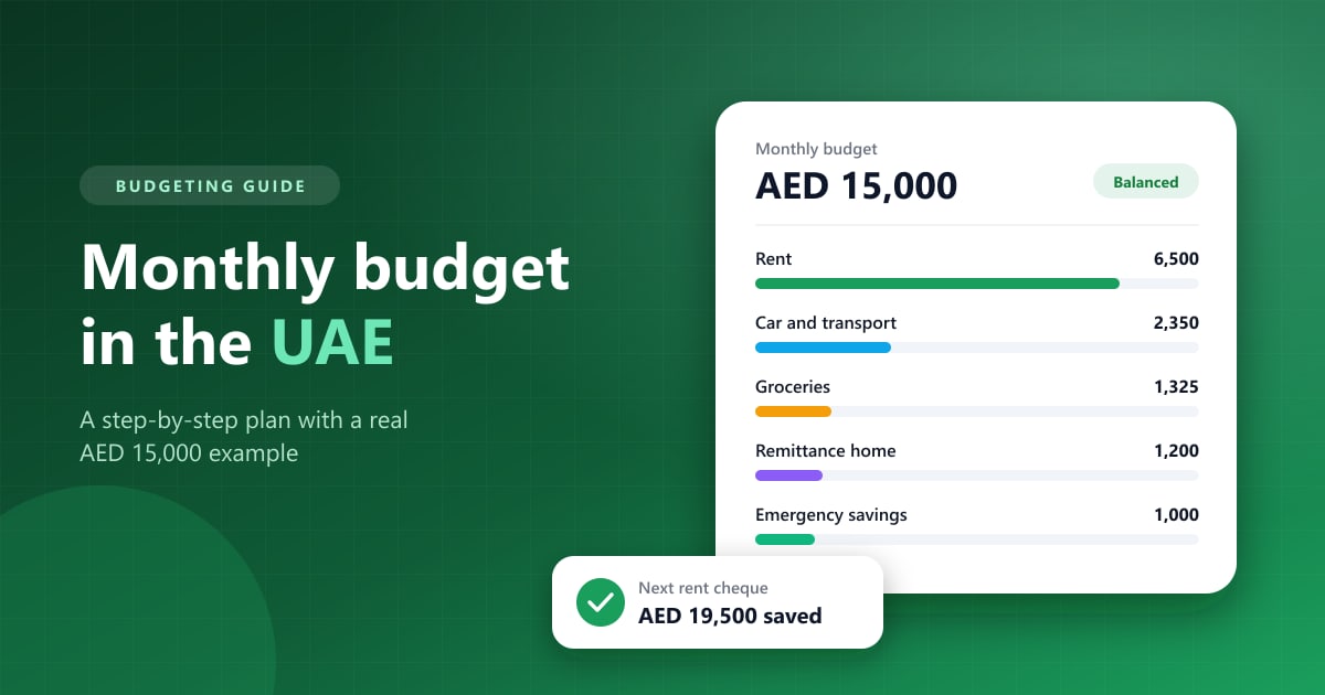 How to Create a Monthly Budget in the UAE: A Step-by-Step Guide